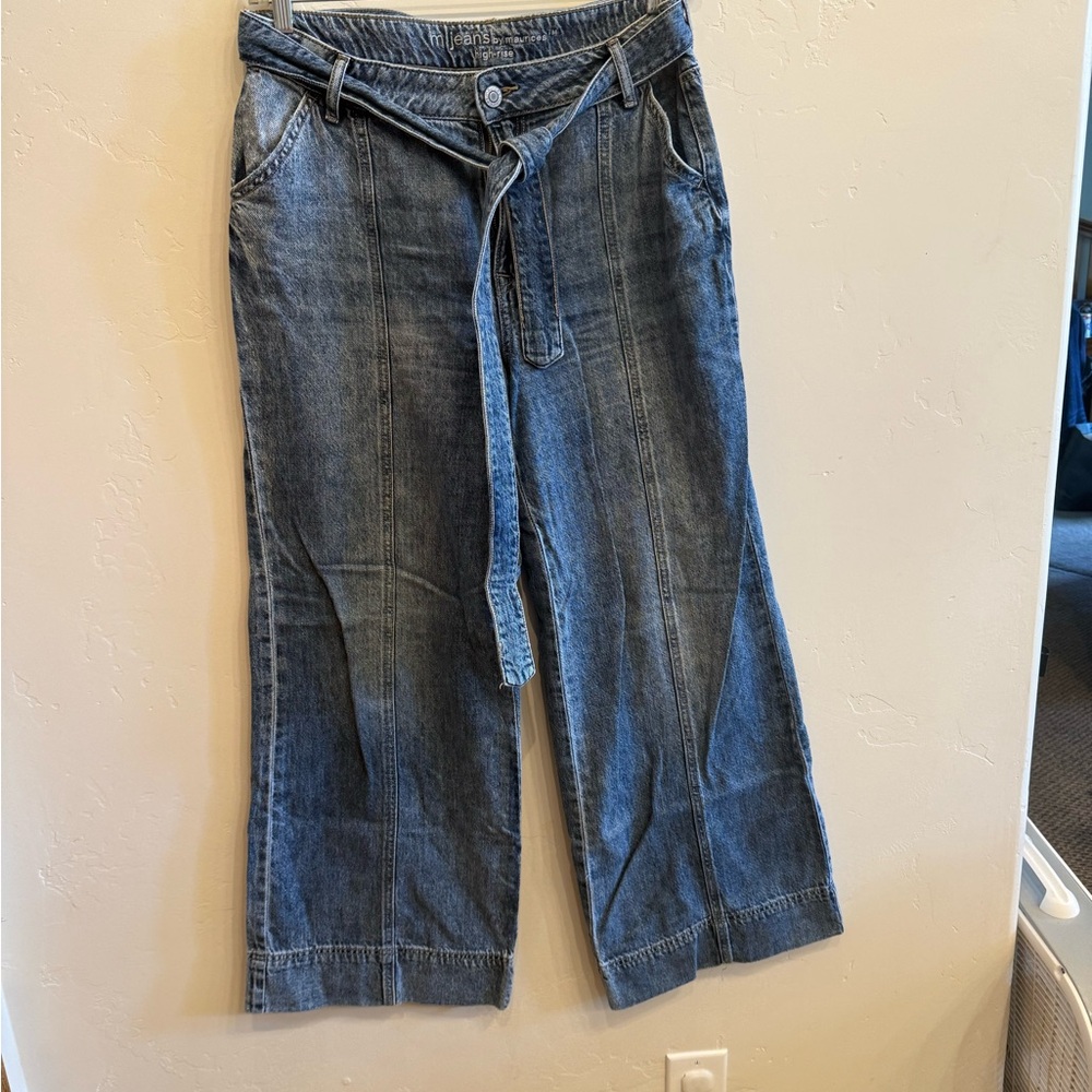 Maurices Blue Wide Leg Jeans